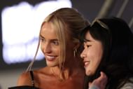 Taylor Fritz's girlfriend Morgan Riddle at the 2024 Australian Open